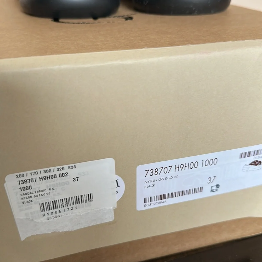Gucci GG Echo Platform Sandals